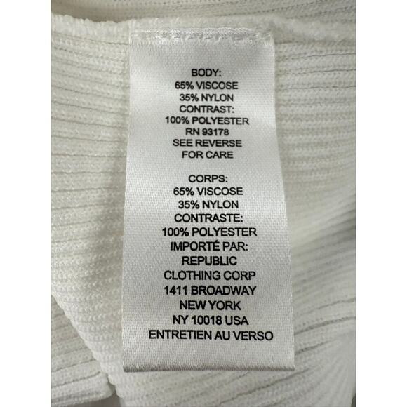 NWT Industry Republic White Ruffle‑Sleeve Top M & Tiered Maxi Skirt XL Set - Picture 6 of 7